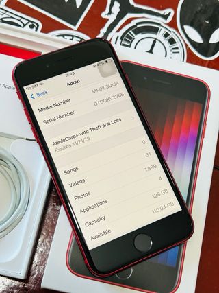 iPhone SE 3ª Gen 2022 Rosso - Applecare+