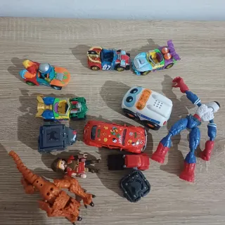 Lote Juguetes Varios Coches y Figuras