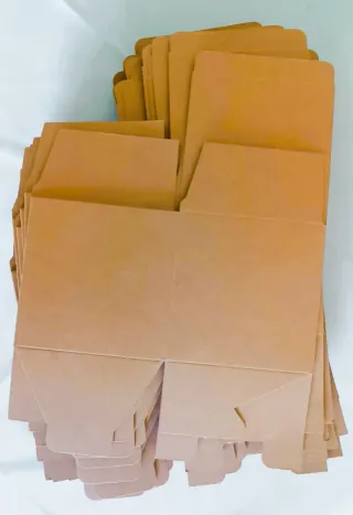 Lote Cajas Cartón Kraft