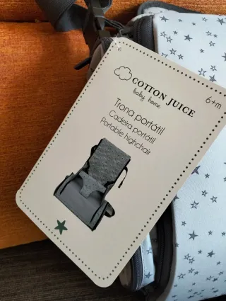 Trona portátil Cotton Juice sin estrenar