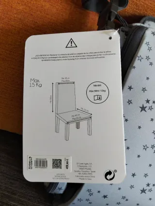 Trona portátil Cotton Juice sin estrenar