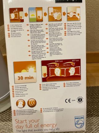 Lámpara Despertador Philips Wake-up Light