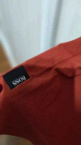 Polo BOSS naranja hombre