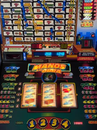 Máquina tragaperras Manos a la obra