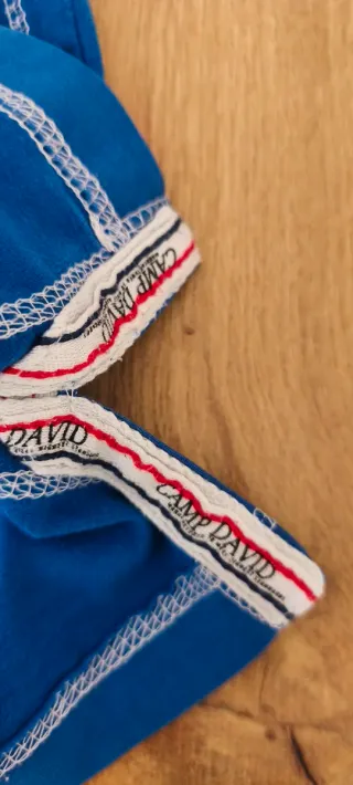 Polo uomo Camp David taglia M blu cotone -Usata