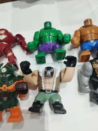 Pack Figuras tipo Lego Superhéroes compatibles