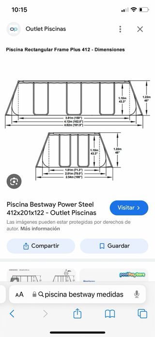 Piscina desmontable bestway