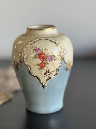 Jarrón antiguo Antonio Peyró firmado