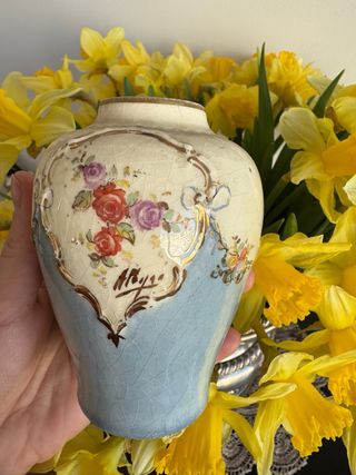 Jarrón antiguo Antonio Peyró firmado