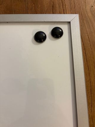 Pizarra Blanca Magnética Marco Plata