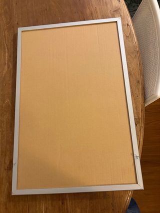 Pizarra Blanca Magnética Marco Plata