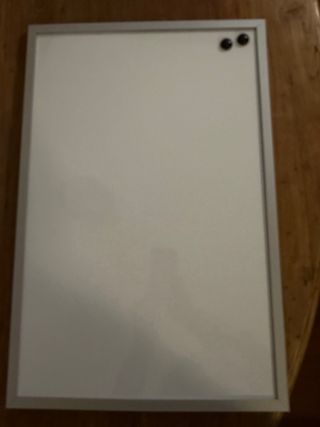 Pizarra Blanca Magnética Marco Plata