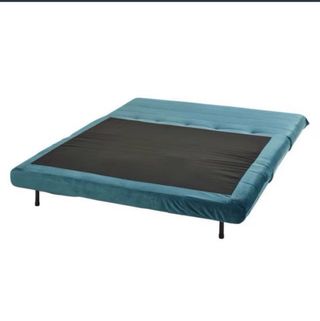 Sofá Cama Terciopelo Azul 2 Plazas