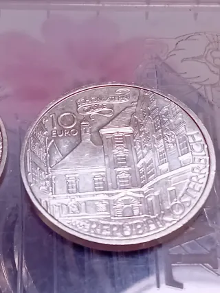 Lote 3 Monedas Plata 925 Austria