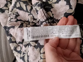 Vestido Zara flores manga larga