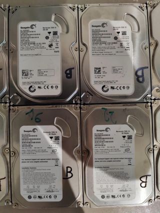 Lotto 10 Hard Disk Interni PC 3,5 250-160-80GB