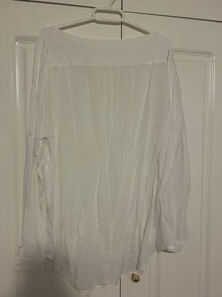 Camisa boho Cortefiel blanca