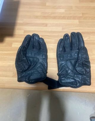 Guantes Moto Verano Negros Perforados