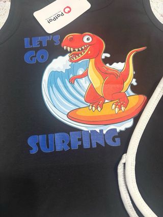 Conjunto Verano Dinosaurio 4-5 años