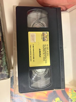 Lote 4 Películas VHS: Jumanji, Casper, La Máscara,