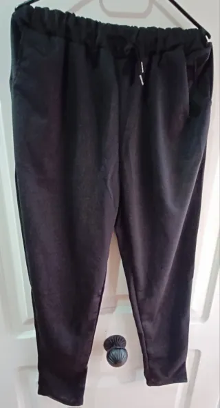 CHANDAL FINO O PIJAMA MUJER NEGRO