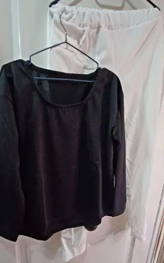 CHANDAL FINO O PIJAMA MUJER NEGRO