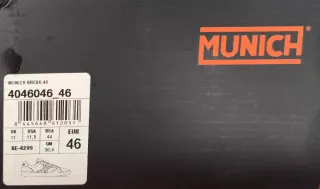 Zapatillas Munich Hombre Talla 45 Azul/gris