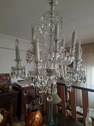 Urge Lámpara de auténtico cristal de bohemia