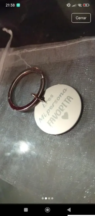 Llavero Eres Mi Persona Favorita