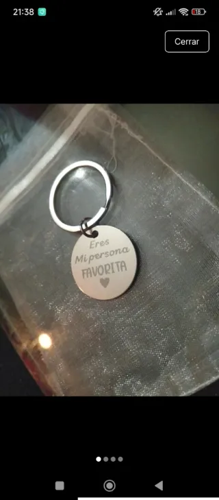 Llavero Eres Mi Persona Favorita