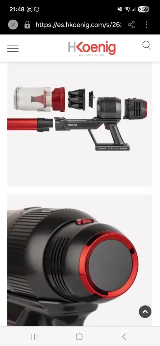 Aspiradora Hkoenig UPX22 2 en 1