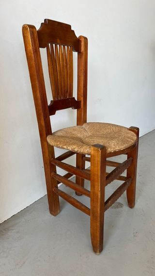 6 Sillas de Madera Maciza