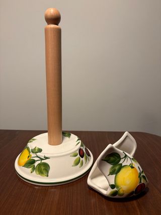 Set porta tovaglioli e porta rotolo cucina