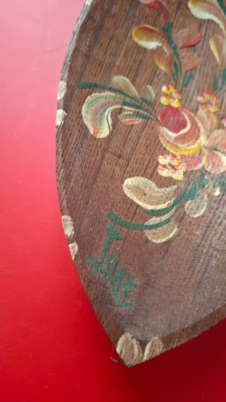 Paletta in legno dipinta a mano