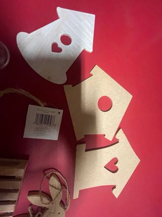 Set 6 Pezzi Pasquali: Coniglio, Casetta, Uccellino