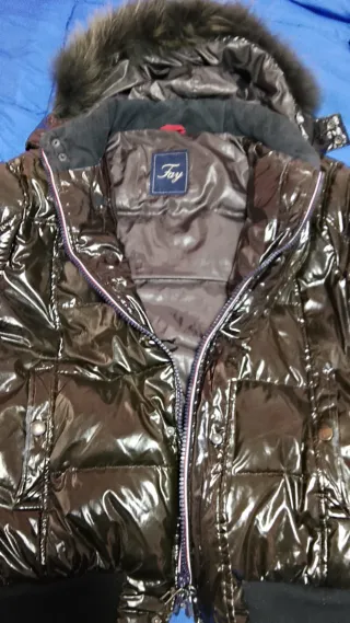 Giubbotto Fay Uomo Marrone Lucido