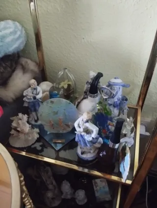 Conjunto figuras cerámica decorativas