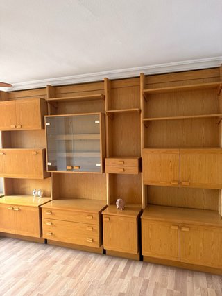 Mueble modular salón vitrina 3,25m