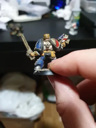 3 Marines Plástico Warhammer 40k Antiguos