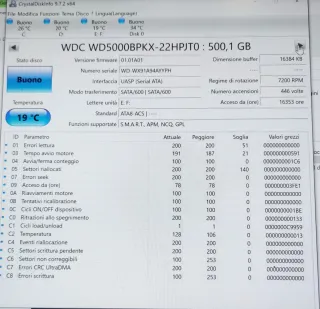 Lotto 3 Hard Disk 2.5 Samsung WD computer notebook
