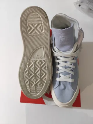 Zapatillas Converse Altas Azul/Blanco