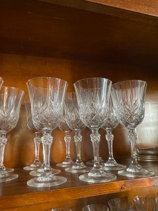 Servizio 47 calici cristallo prosecco vino