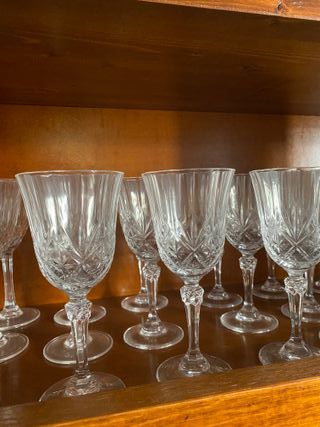 Servizio 47 calici cristallo prosecco vino