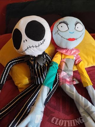 Peluche Jack e Sally Nightmare Before Christmas