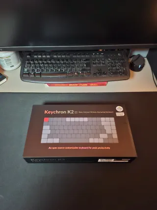 Teclado Mecánico Keychron K2 Negro/Gris (Nuevo)