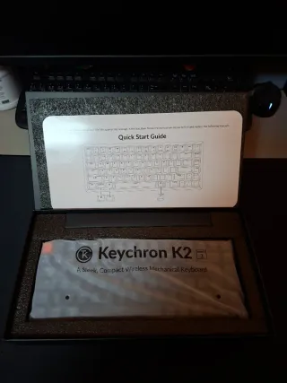 Teclado Mecánico Keychron K2 Negro/Gris (Nuevo)