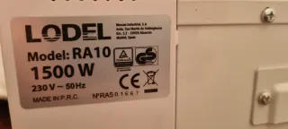 Radiador Calor Azul Lodel 1500 W (10 elementos)