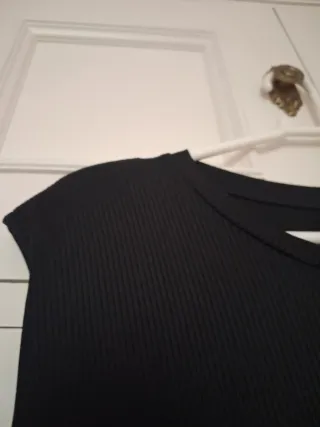 Vestido Sfera Negro y Blanco Talla M