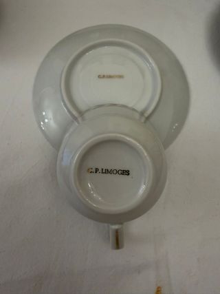 Juego de café porcelana Limoges 10 servicios