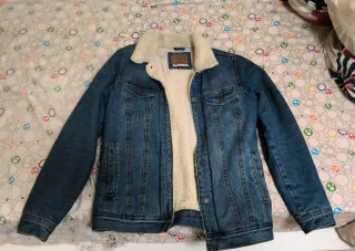 Chaqueta vaquera borreguillo Pull&Bear azul